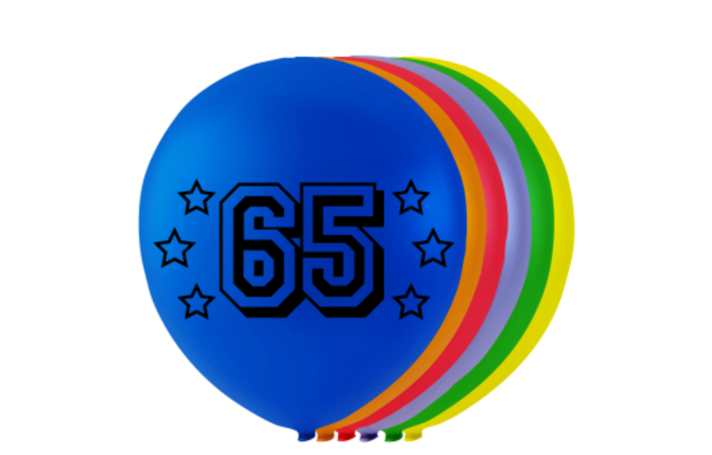 Ballonnen 65 - 8 stuks
