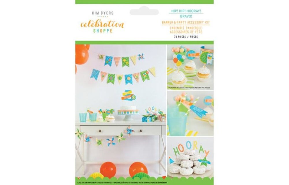 Hip Hip Hooray - knutsel kit - 72-delig