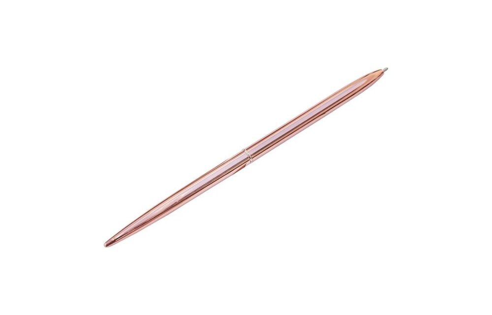 Rosé gouden pen - zwarte inkt