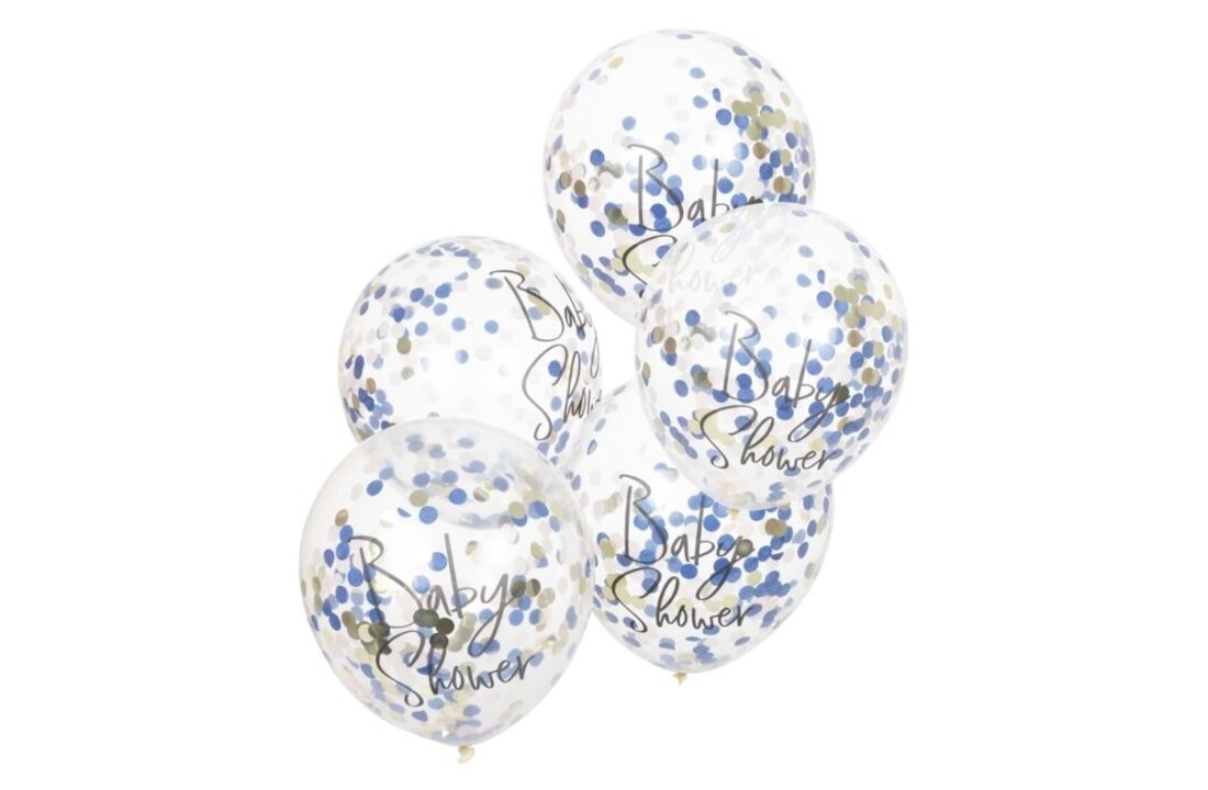 Babyshower confettiballonnen