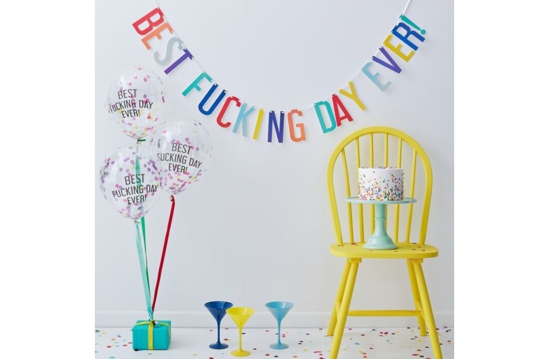 Feestdecoratie kit - Best Fucking Day Ever