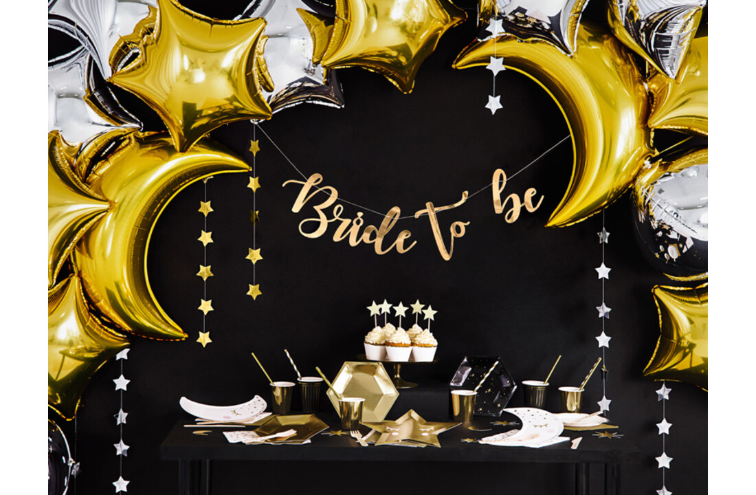 Sterrenballon folie - goud - 48 cm