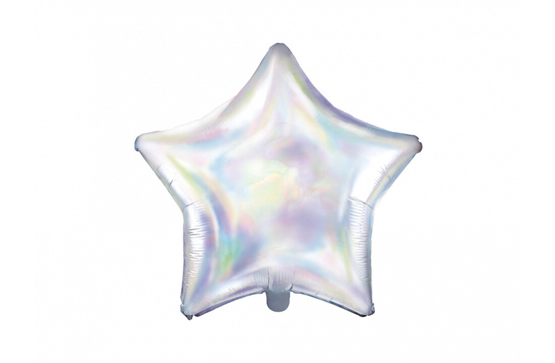 Sterrenballon folie - iriserend - 48 cm
