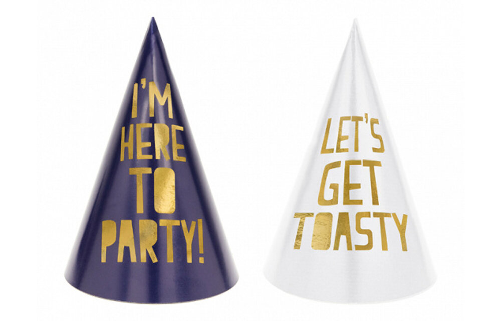 Feestmuts - I'm here to party! - 6 stuks