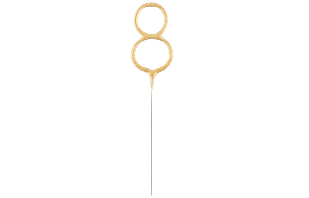 Sterretje cijfer goud - Keuze uit 0 t/m 9
