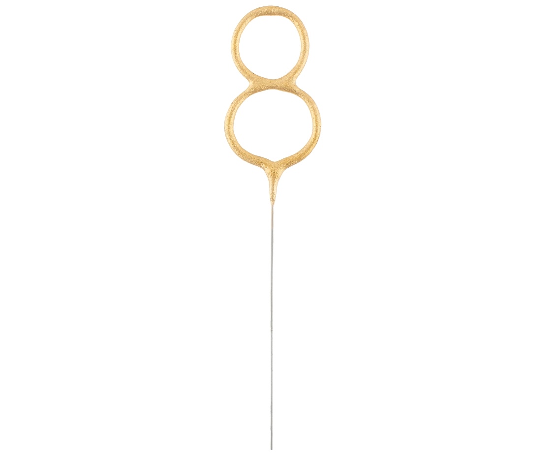 Sterretje cijfer goud - Keuze uit 0 t/m 9