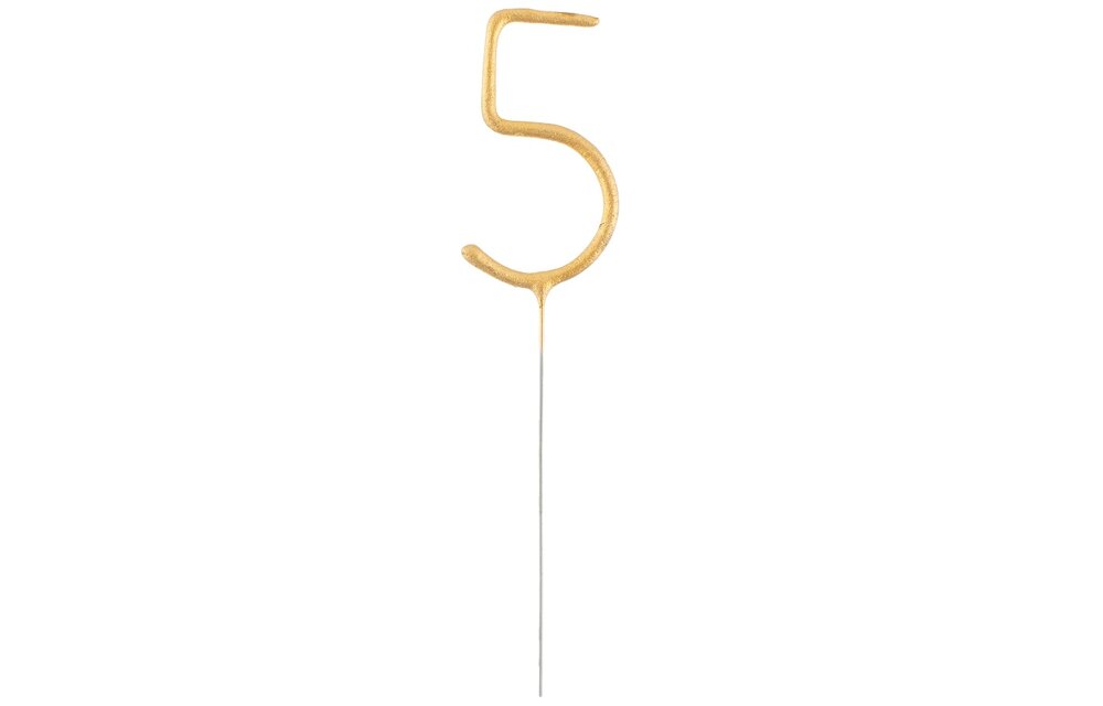 Sterretje cijfer goud - Keuze uit 0 t/m 9