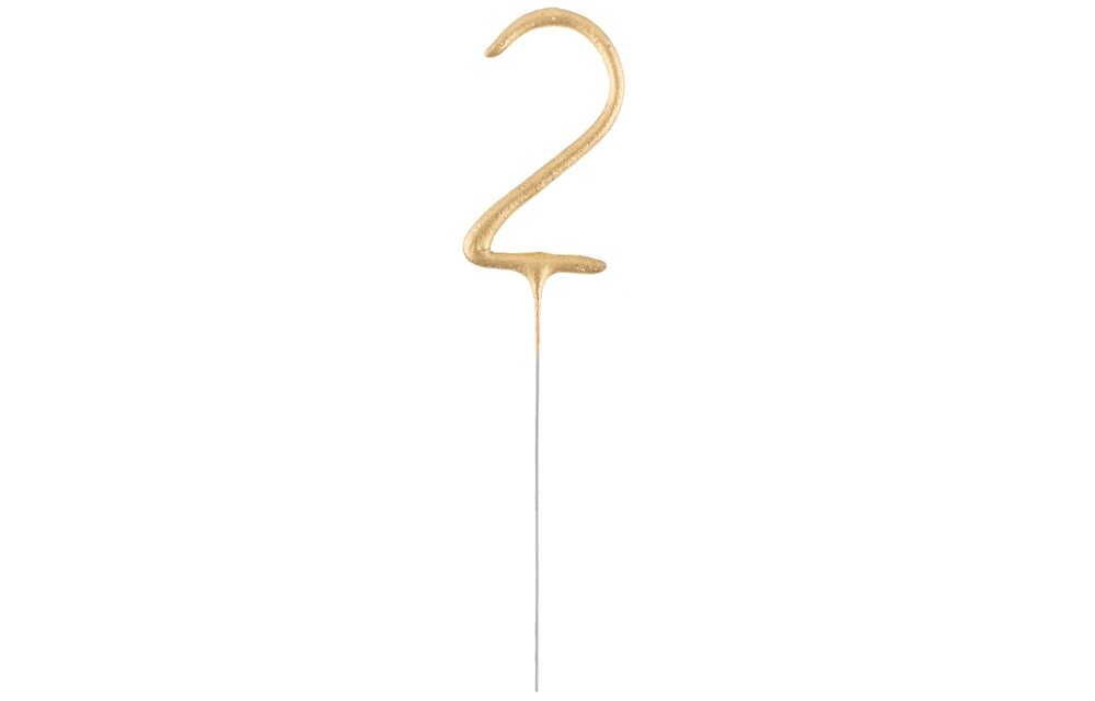 Sterretje cijfer goud - Keuze uit 0 t/m 9