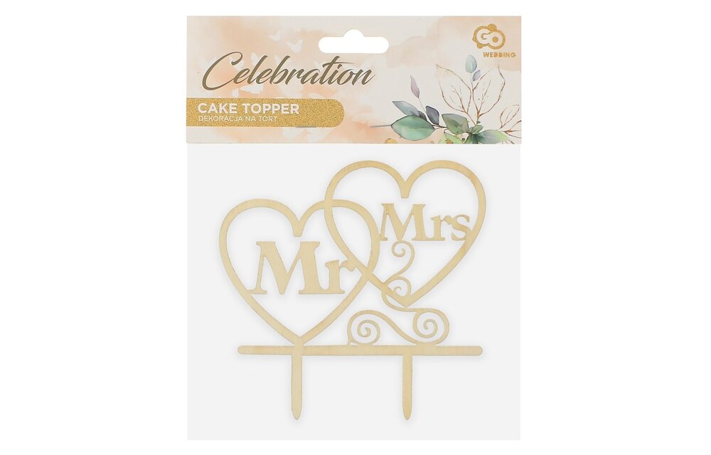 Taarttopper Mr & Mrs hartjes