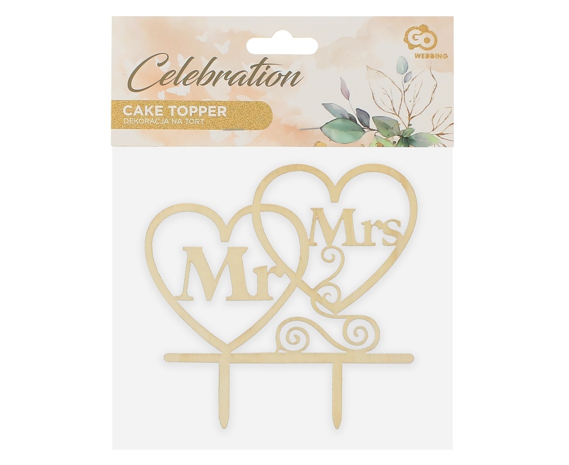 Taarttopper Mr & Mrs hartjes
