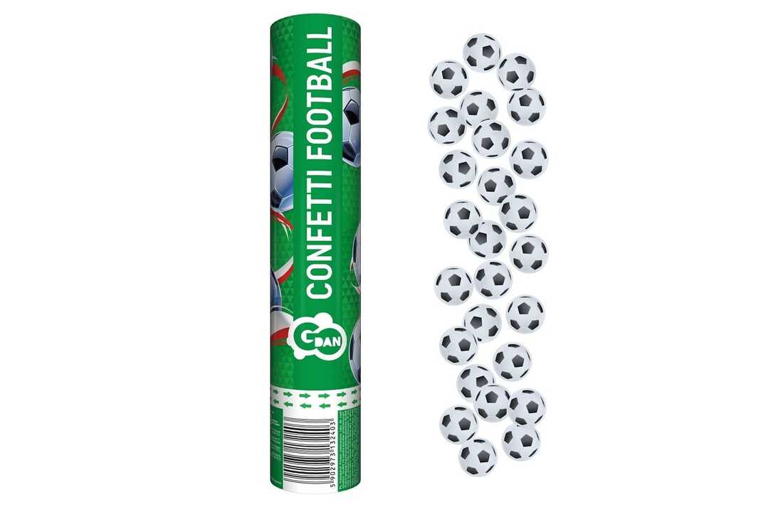 Confettikanon - Voetbal
