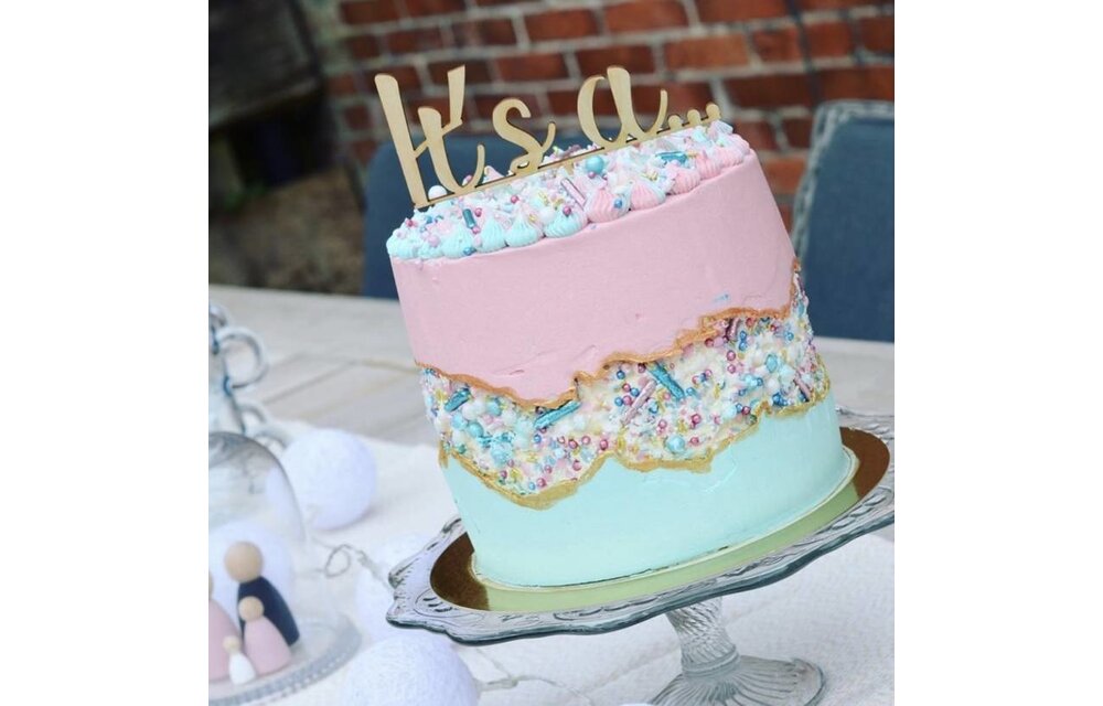 Taarttopper It's a - genderreveal