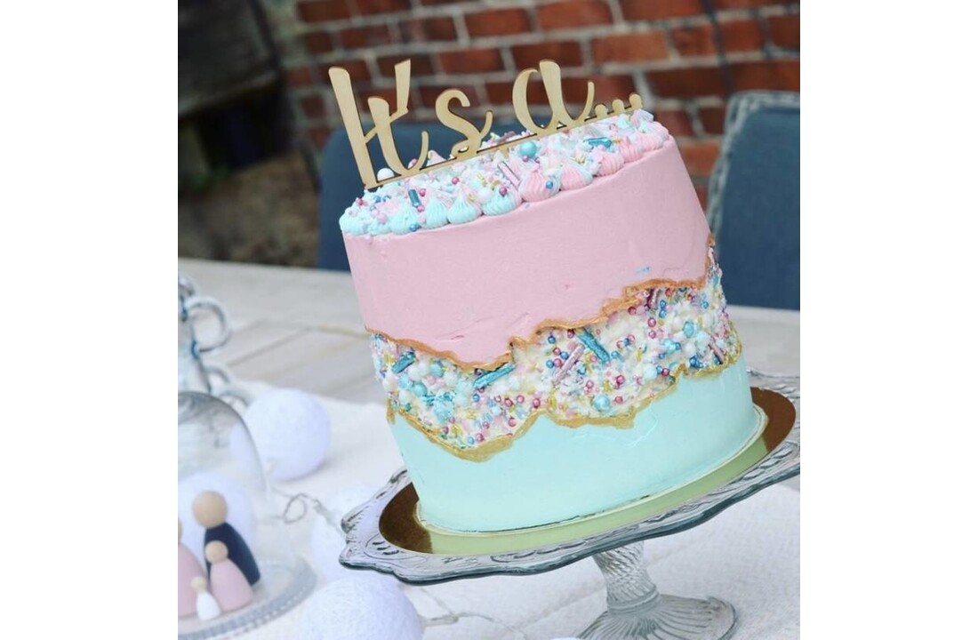 Taarttopper It's a - genderreveal