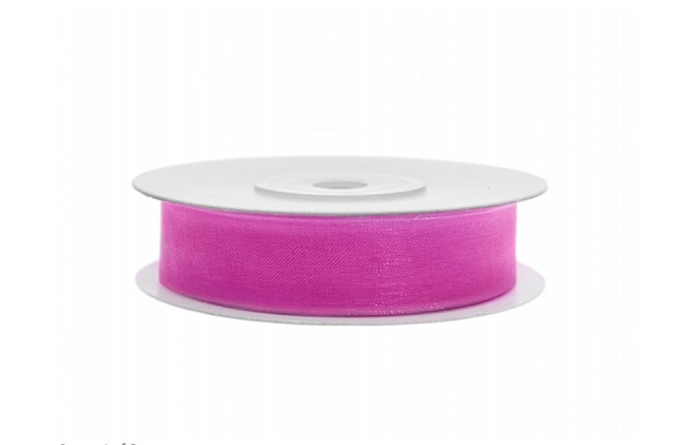 Roze lint -1,2 cm breed - 25 meter lang