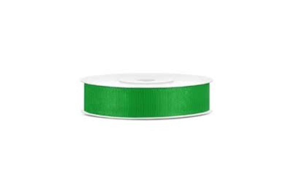 Smaragdgroen lint - 1,5 cm breed - 25 meter lang