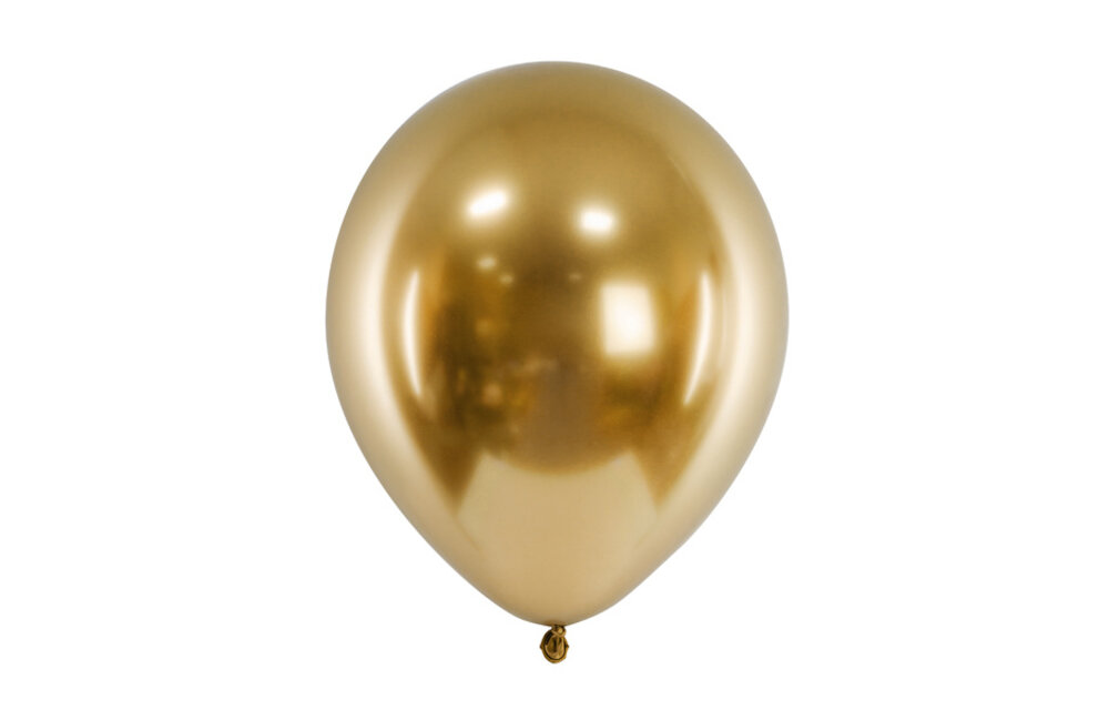 Ballonnen goud - Glossy-Chrome