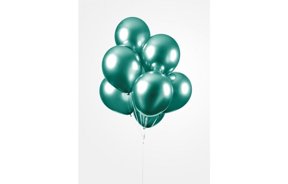 Ballonnen groen - Mirror - Chrome