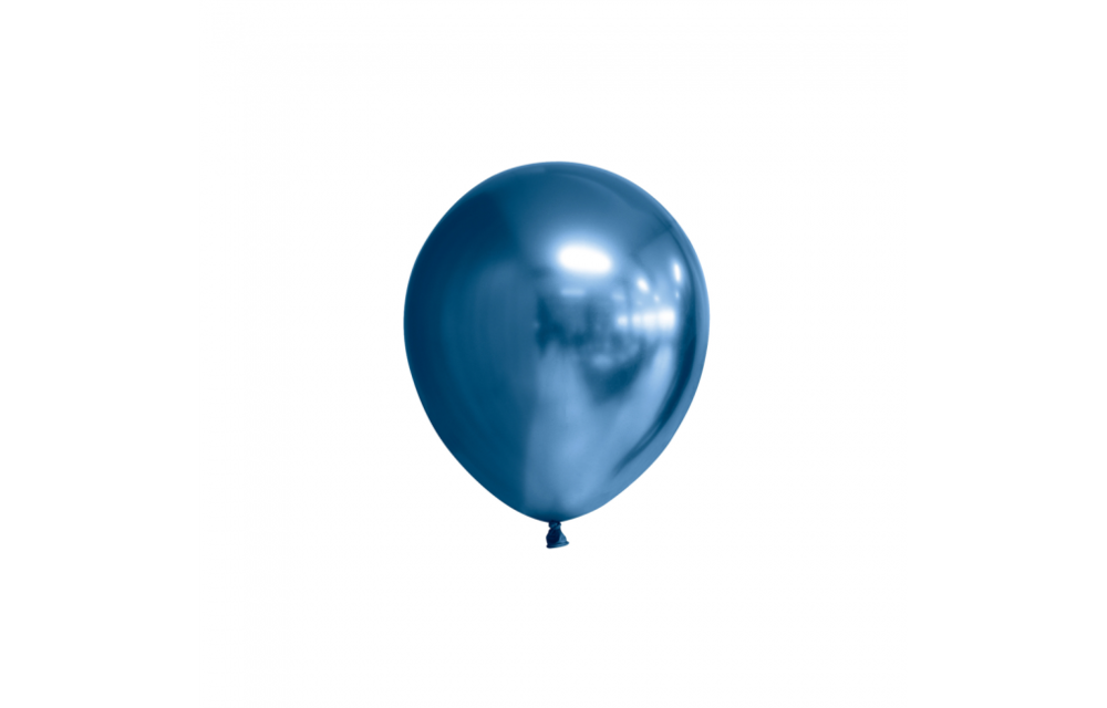 Ballonnen blauw MINI - Mirror - Chrome