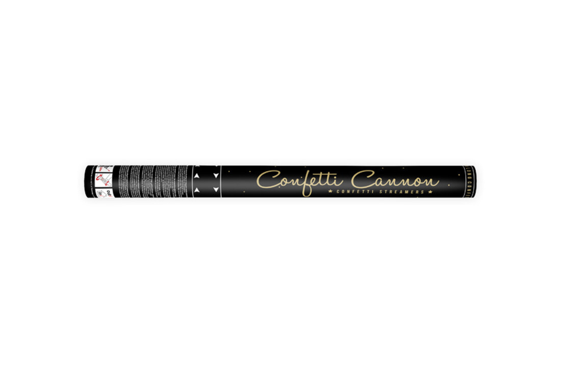 Confetti Kanon met gouden slierten - 80 centimeter