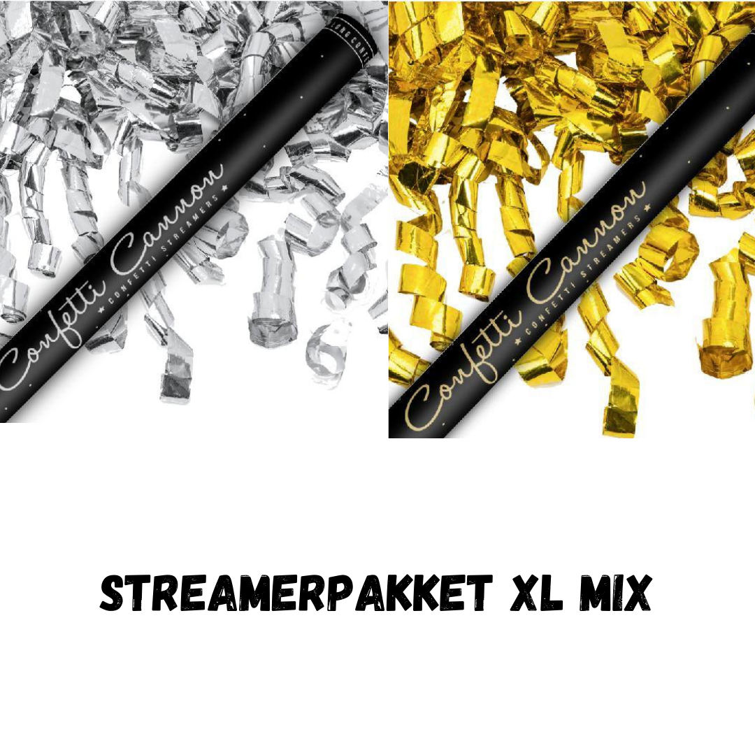 Alternatief vuurwerkpakket - Streamerpakket XL mix