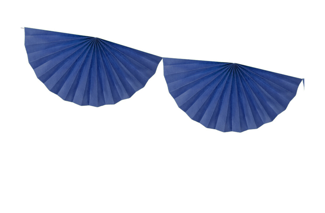 Rosetten slinger - navy blauw