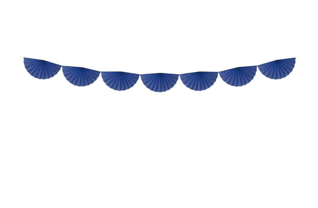 Rosetten slinger - navy blauw