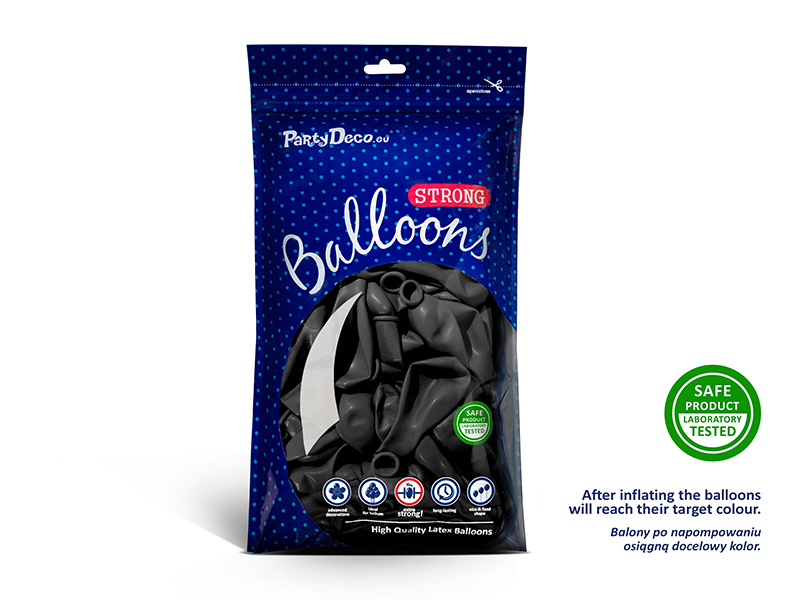 Ballonnen Zwart Metallic