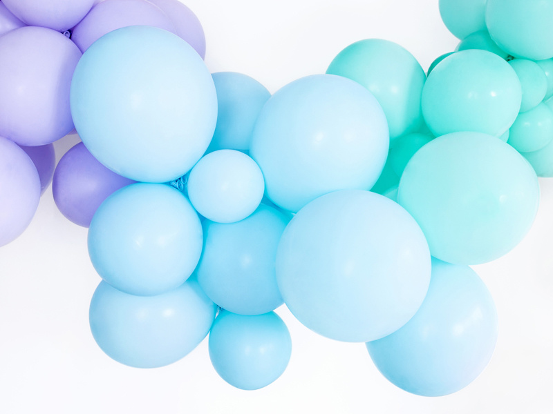 Ballonnen Lichtblauw Pastel MINI