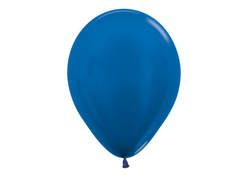 Ballonnen metallic blauw