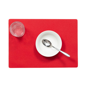 Placemats Uni Rood