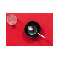 Placemats Uni Rood