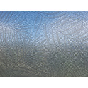 Raamfolie statisch-anti inkijk-Textiel Palms grijs 46cm Breed