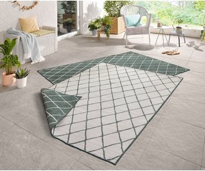 Tweezijdig Tapijt In-\u0026 Outdoor Malaga - Groen,CrÃ¨me | Superwoonwinkel.nl -  Superwoonwinkel.nl