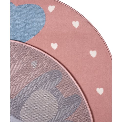 Laagpolig Design Kinderen Tapijt Koala Sweetheart - Roze