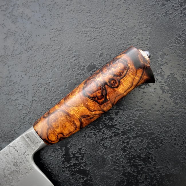 71# 24er Gyuto mit Wüsteneisenholz und 1.2562