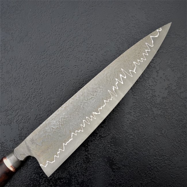 81# 23er Halbintegral mit einer Schneide aus Hochleistungsdamast