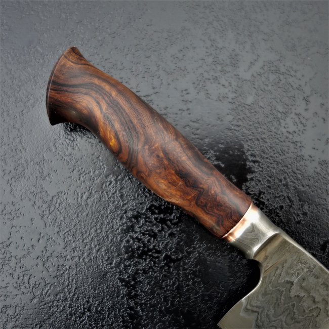 81# 23er Halbintegral mit einer Schneide aus Hochleistungsdamast