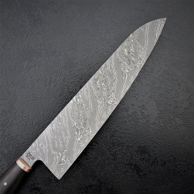 87# 24er Gyuto mit tordiertem Mosaikdamast