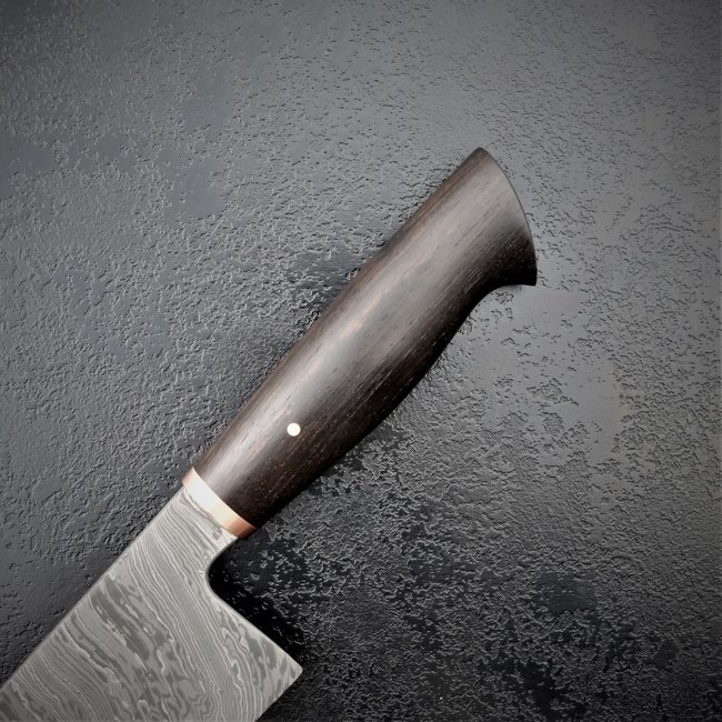 87# 24er Gyuto mit tordiertem Mosaikdamast