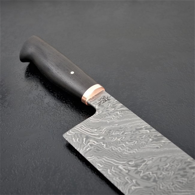 87# 24er Gyuto mit tordiertem Mosaikdamast