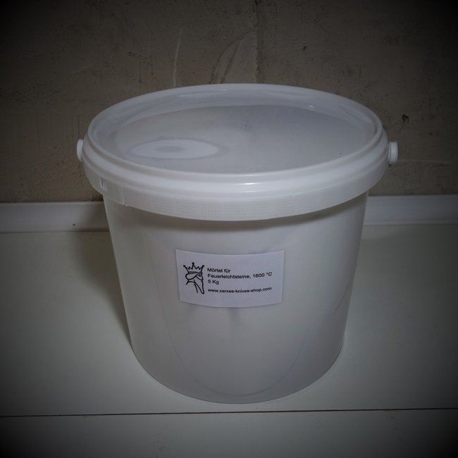Mortar for light fire bricks, 1600 °C (2912 °F)