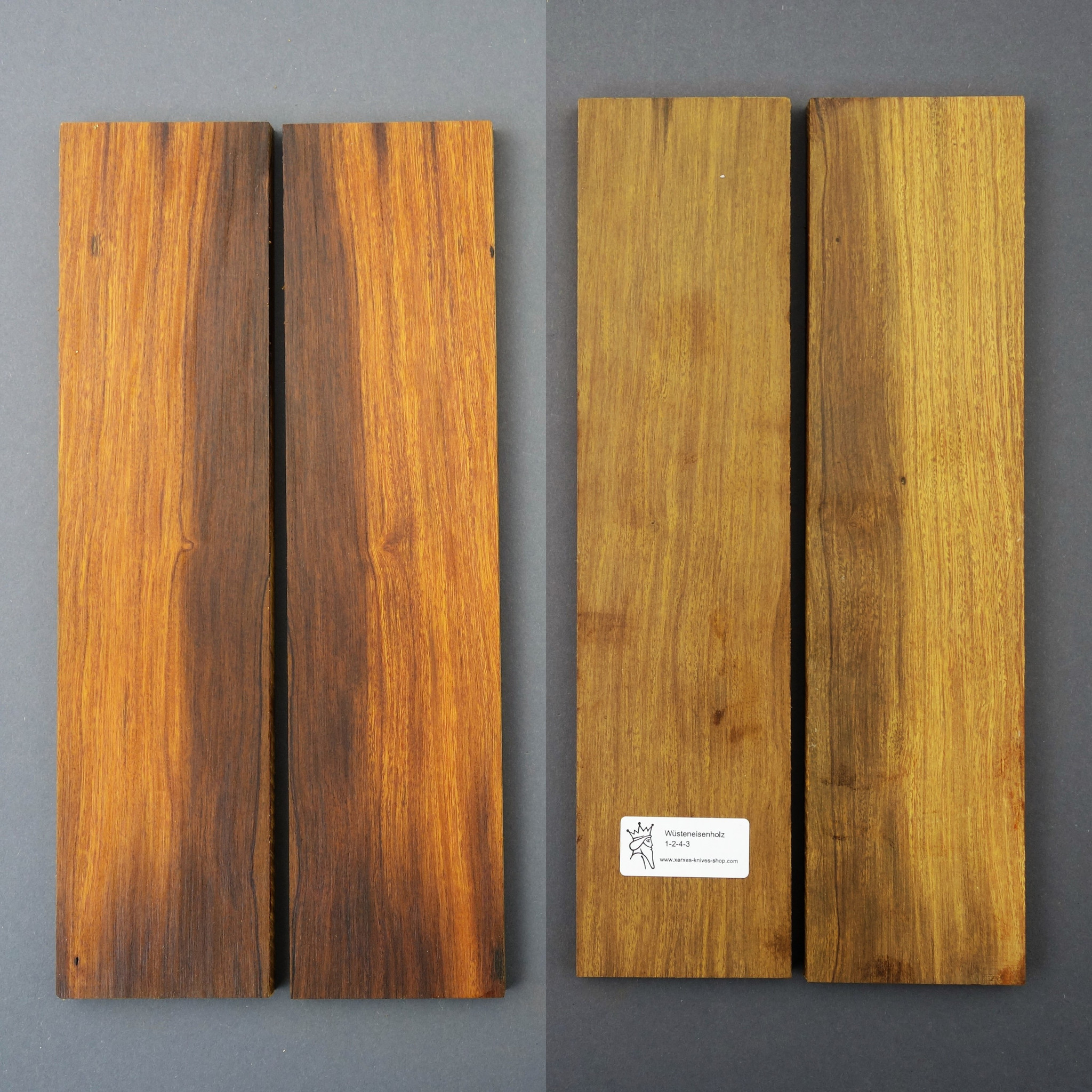 Desert ironwood pairs of scales for sayas