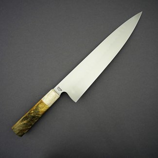 26cm Gyuto "1.2008 und Buckeye Burl"