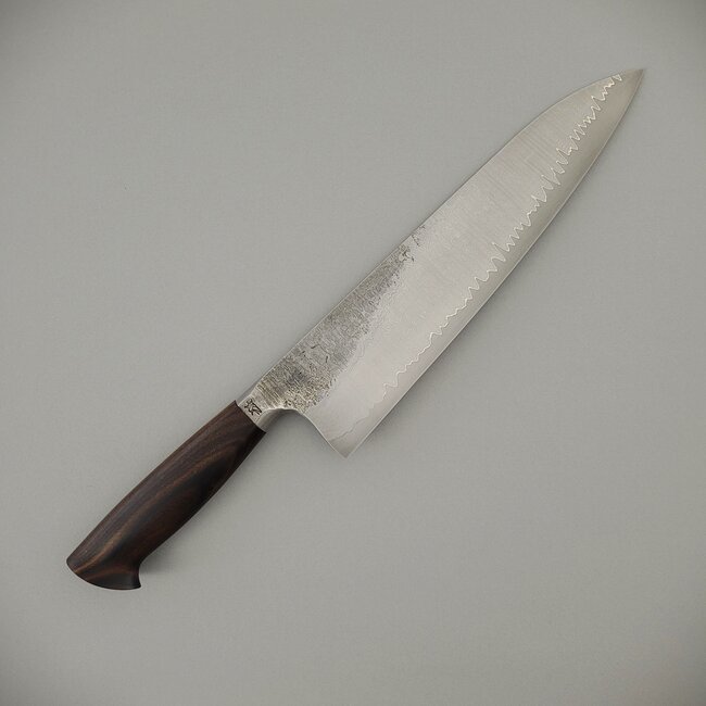 23cm Halbintegral Gyuto "Damast San-Mai"