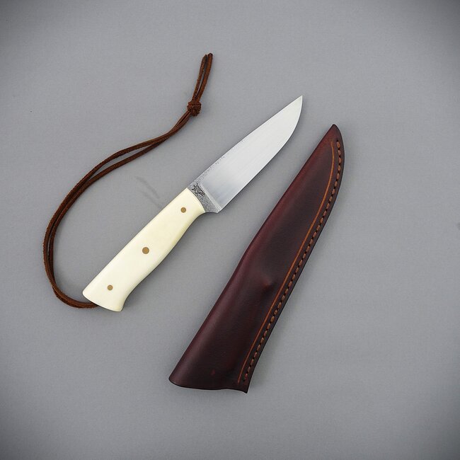 18 (9) cm EDC "1.2419.05" with leather sheath