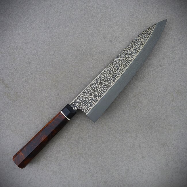 218 mm Gyuto "Mosaic Damascus Steel"