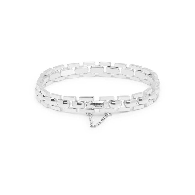 Buddha to Buddha Buddha to Buddha Armband J040 E Batul Mini Zilver Maat E