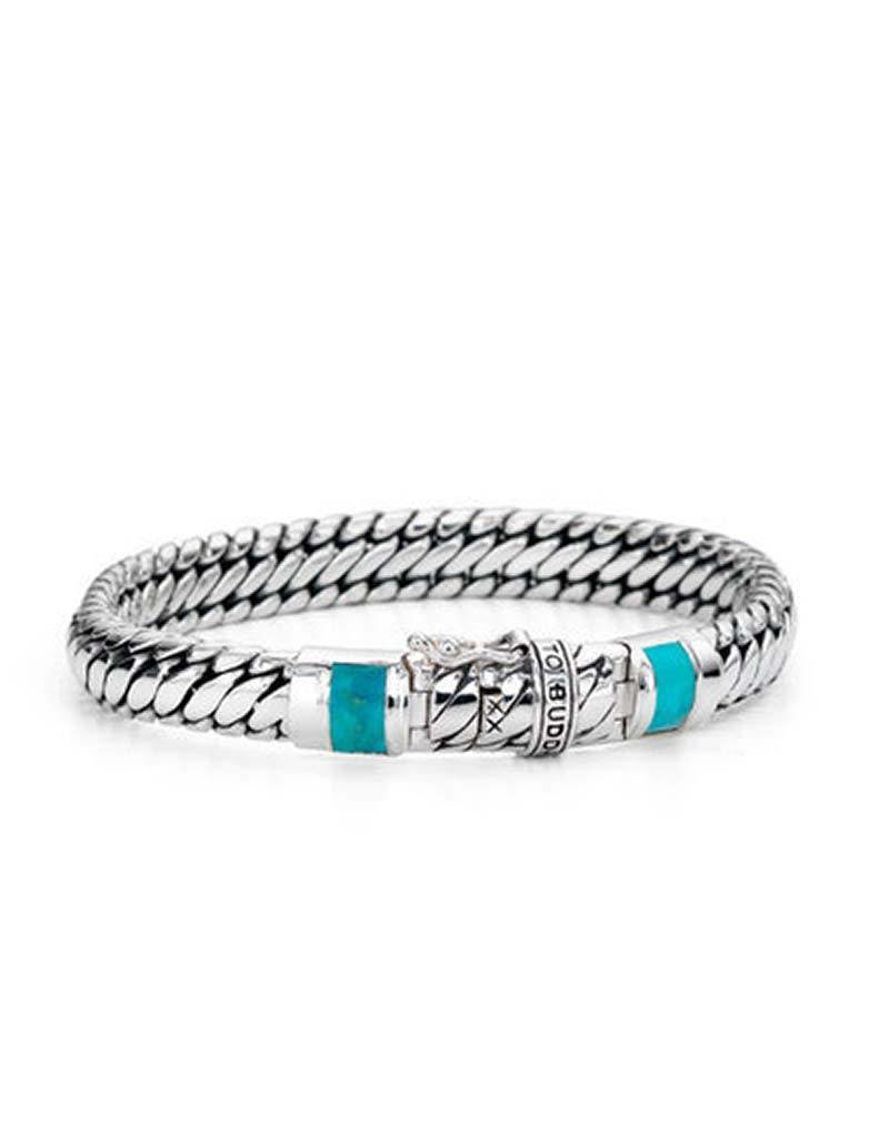 Buddha to Buddha Buddha to Buddha J070TQ Ben XS Stone Bracelet Turquoise - D - 18cm