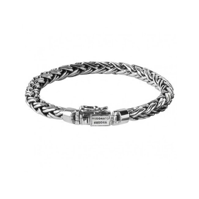 Buddha to Buddha Buddha to Buddha Armband J170 E Katja XS Zilver Maat E