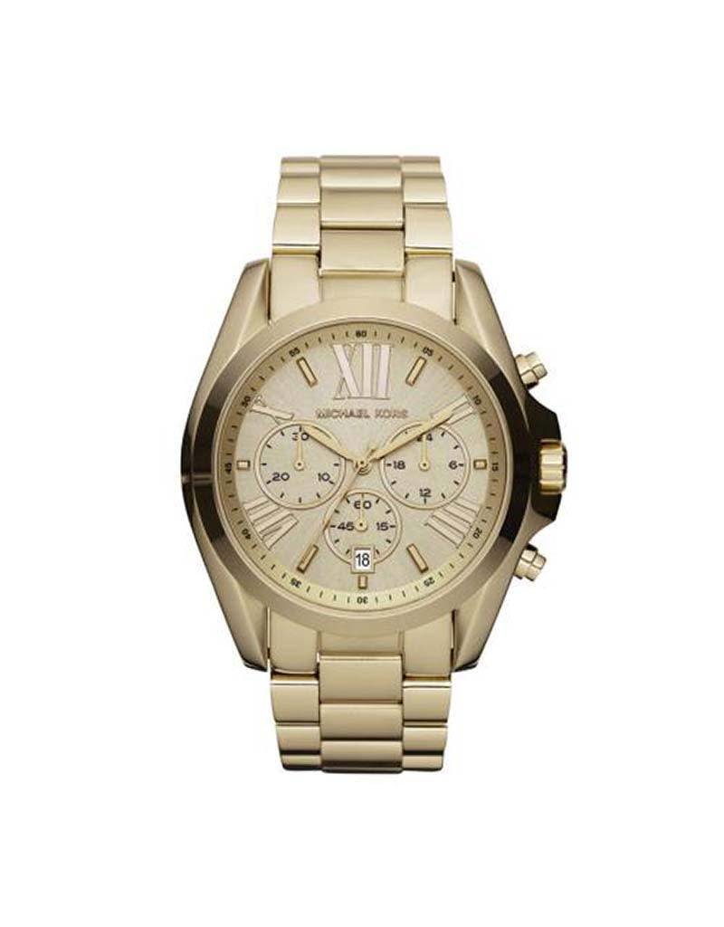 Michael Kors MK5605 Horloge dames staal goudkleurige stalen band en kast